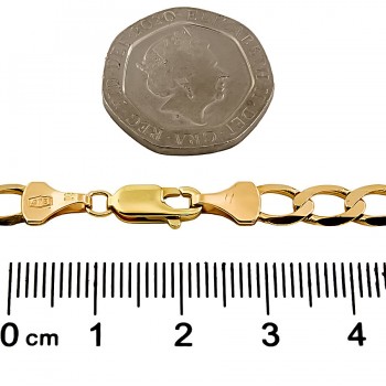 9ct gold 15.4g 24 inch curb Chain